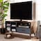 Baxton Studio Garrick Modern and Contemporary Two-Tone Grey and Walnut Brown Finished Wood 1-Drawer TV Stand 180-11226-Zoro - alternate 5